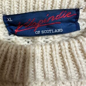 Vintage Kilspindie of Scotland 100% Pure New Wool Sweater - XL